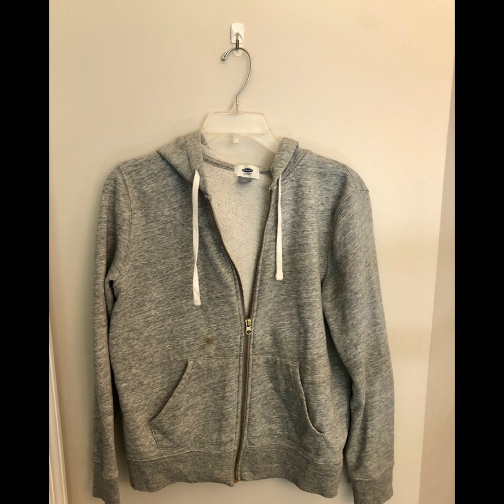 Comfy Gray Zip-up Hoodie